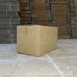 کارتن اسباب کشی پنج لایه متوسط وبهداشتی، طول 55 عرض 37 ارتفاع 35